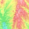 Frisco topographic map, elevation, terrain