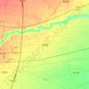 Quan topographic map, elevation, terrain