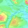Henfords Marsh topographic map, elevation, terrain