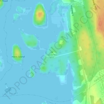 Spinney Hill topographic map, elevation, terrain