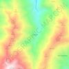 La Dehesa topographic map, elevation, terrain