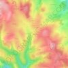 Coussé topographic map, elevation, terrain