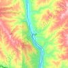 壶口镇 topographic map, elevation, terrain