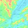 Liantan topographic map, elevation, terrain