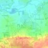 Mérol topographic map, elevation, terrain
