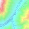 Las Higueras topographic map, elevation, terrain
