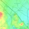 San Miguel Xoxtla topographic map, elevation, terrain