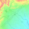 Bannu topographic map, elevation, terrain