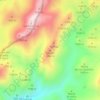 Caballo topographic map, elevation, terrain