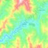 Tayoltita topographic map, elevation, terrain