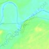 Las Campanas topographic map, elevation, terrain