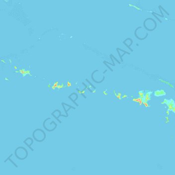 Yaruman Island topographic map, elevation, terrain