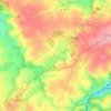 Canitz topographic map, elevation, terrain