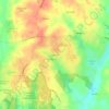 Oaklands topographic map, elevation, terrain