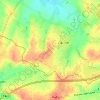 Laie topographic map, elevation, terrain