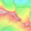 Gemello del Breithorn topographic map, elevation, terrain