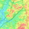 Landover topographic map, elevation, terrain