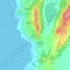 Steninge topographic map, elevation, terrain
