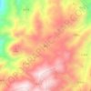 海坝 topographic map, elevation, terrain