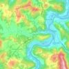 Mansfield topographic map, elevation, terrain