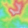 Mount Pico de Loro topographic map, elevation, terrain