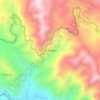 Montenegro topographic map, elevation, terrain