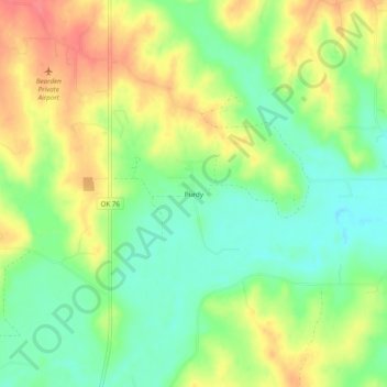 Purdy topographic map, elevation, terrain
