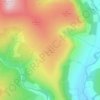 Garn Wen topographic map, elevation, terrain