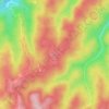 Zelengora topographic map, elevation, terrain