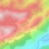 Nymfeo topographic map, elevation, terrain