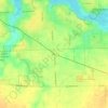 Turpin topographic map, elevation, terrain