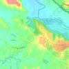 Chimbi topographic map, elevation, terrain