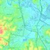Strathpine topographic map, elevation, terrain