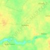 Dreilinden topographic map, elevation, terrain