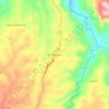 10 de Agosto topographic map, elevation, terrain