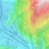 Grenis topographic map, elevation, terrain