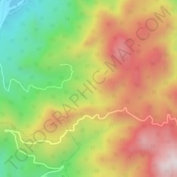 徂徕山 topographic map, elevation, terrain