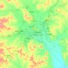 Hinggan topographic map, elevation, terrain