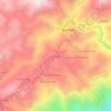 Manjur topographic map, elevation, terrain