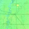Moorhead topographic map, elevation, terrain
