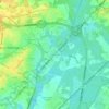 Bakersville topographic map, elevation, terrain