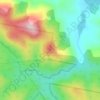 Mount Morrison topographic map, elevation, terrain