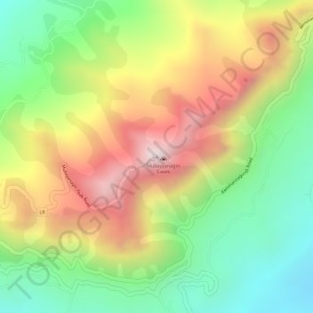 Mullayyanagiri topographic map, elevation, terrain