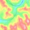 Gulf Summit topographic map, elevation, terrain