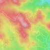 Lone Peak topographic map, elevation, terrain