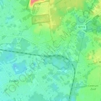 Voort topographic map, elevation, terrain