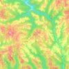 Confidence topographic map, elevation, terrain