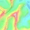 пик БАМ topographic map, elevation, terrain