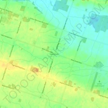 Tapleytown topographic map, elevation, terrain
