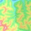 Majestic topographic map, elevation, terrain